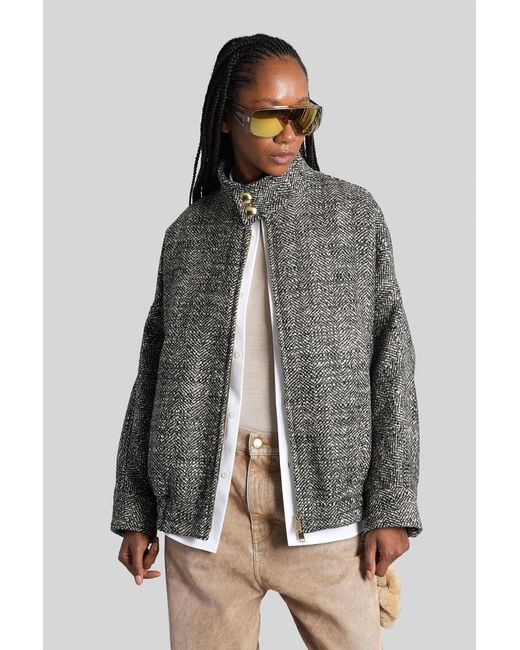 Giacca Casual Lee in Lana Grigia di DARKPARK in Gray