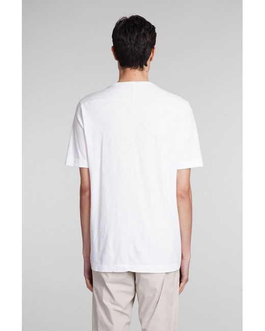 Transit T-shirt In White Cotton for men
