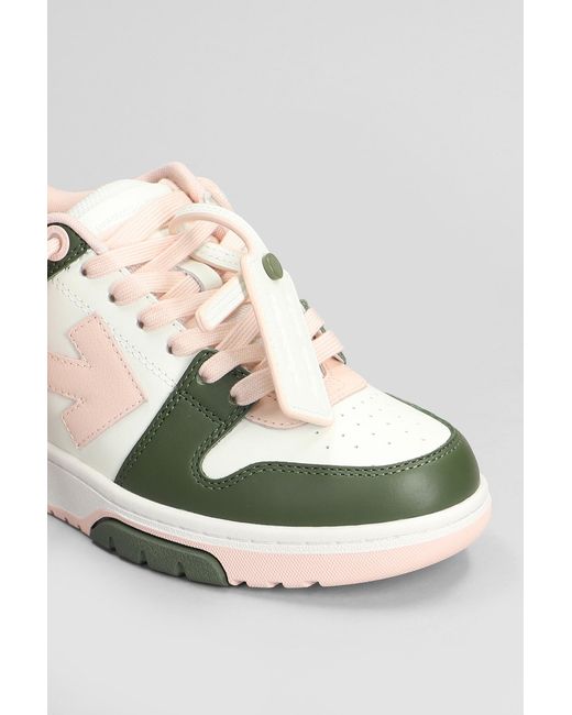 Sneakers Out of office in Pelle Multicolor di Off-White c/o Virgil Abloh