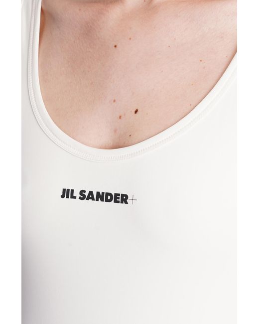 Jil Sander Beachwear In White Polyamide