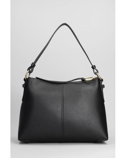 See By Chloé Joan Small Shoulder Bag In Black Suede And Leather