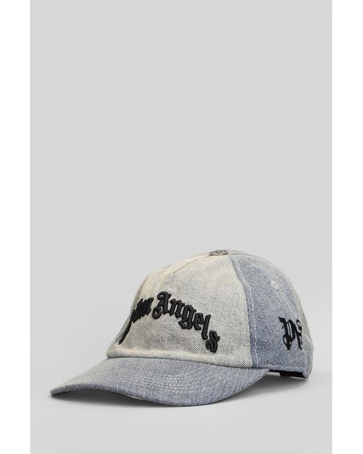 Palm Angels Gray Hats for men