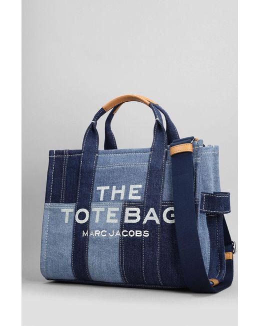 Marc Jacobs The Medium Tote Tote In Blue Denim
