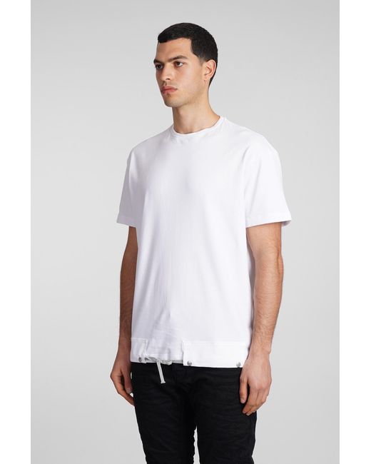 State of Order Bird T-shirt In White Cotton for men