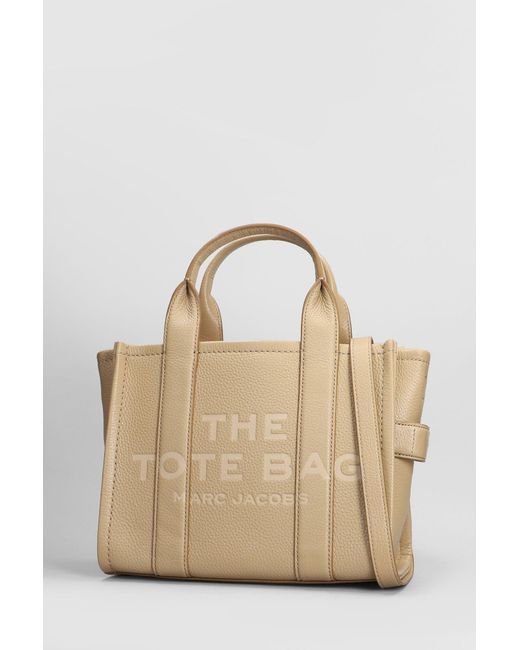 Marc Jacobs Natural The Small Tote Tote In Camel Leather