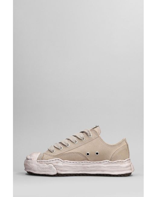 Maison Mihara Yasuhiro Natural Hank Sneakers In Beige Cotton for men