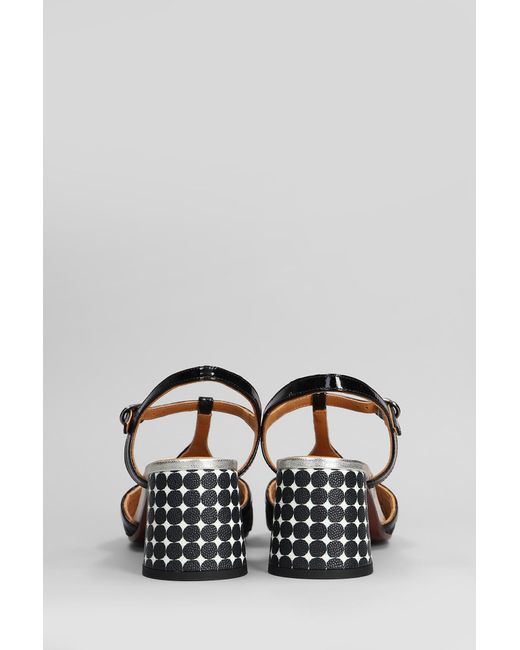 Sandali Rysona in Pelle Nera di Chie Mihara in Black