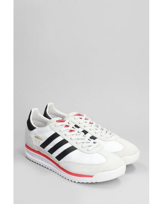Sneakers Sl 72 Rs in Camoscio e Tessuto Bianco di Adidas in White da Uomo
