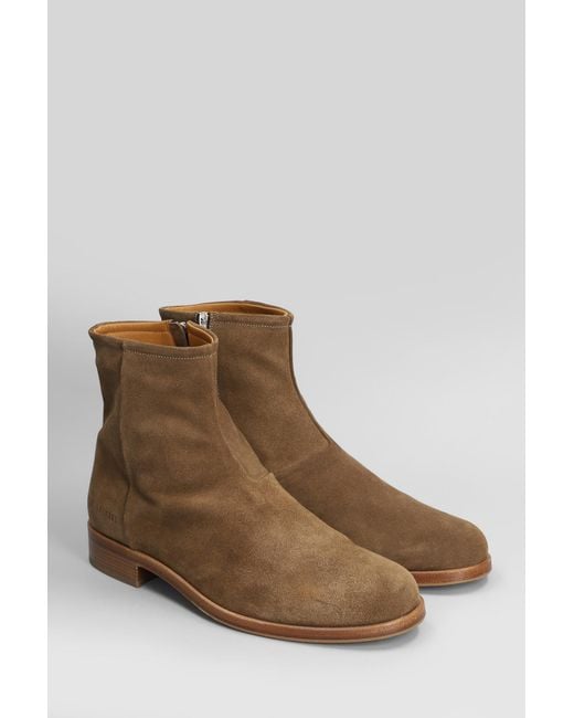 Common Projects Brown Zipped Boot Ankle Boots for men