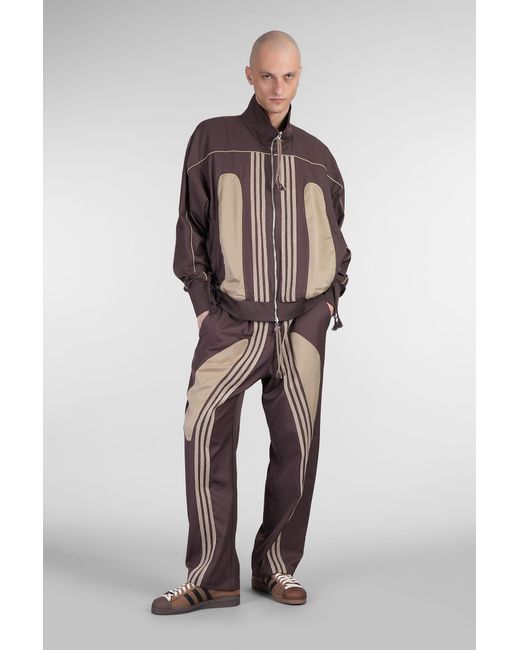 Pantalone in Poliestere Marrone di Adidas x Song For the Mute in Multicolor da Uomo