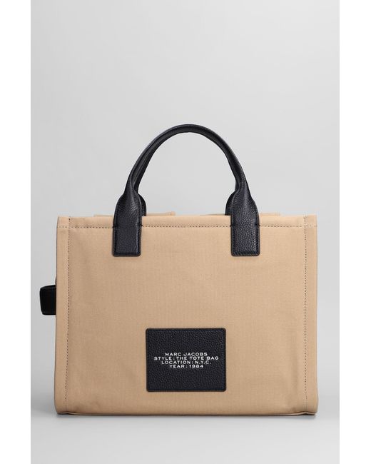 Marc Jacobs Natural The Medium Tote Tote In Camel Cotton