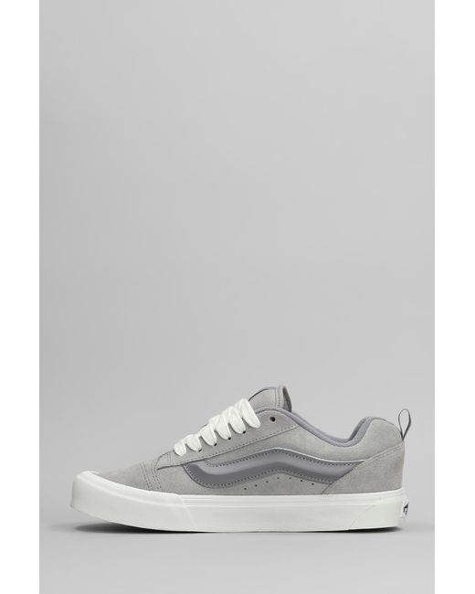 Sneakers Knu Skool in Camoscio Grigio di Vans in Gray da Uomo