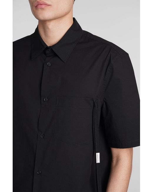 Ann Demeulemeester Shirt In Black Cotton for men