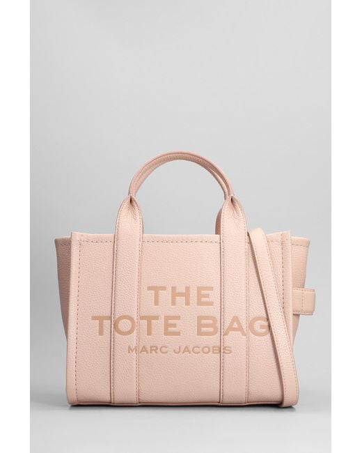 Tote The small tote in Pelle Rosa di Marc Jacobs in Pink