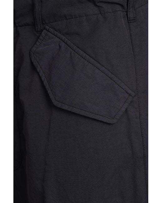 Laneus Pants In Black Cotton for men