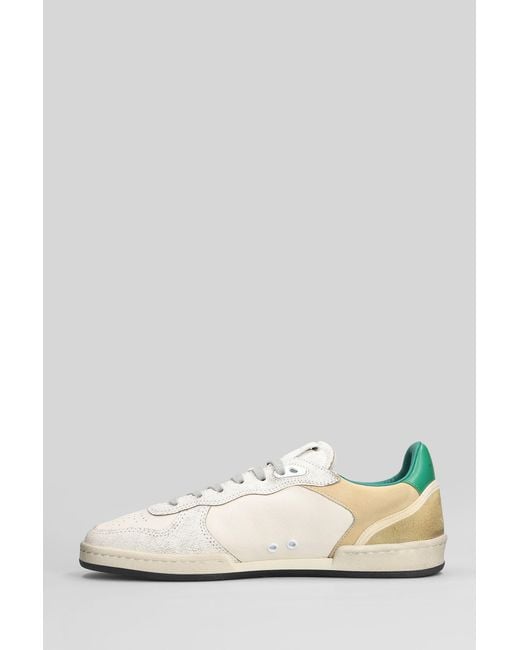 Sneakers Pgal Low in Pelle Bianca di Philippe Model in White da Uomo