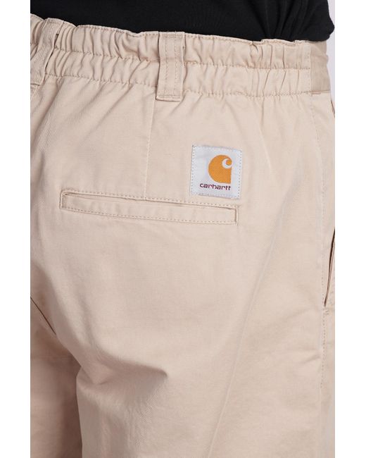 Carhartt Natural Pants In Beige Cotton for men