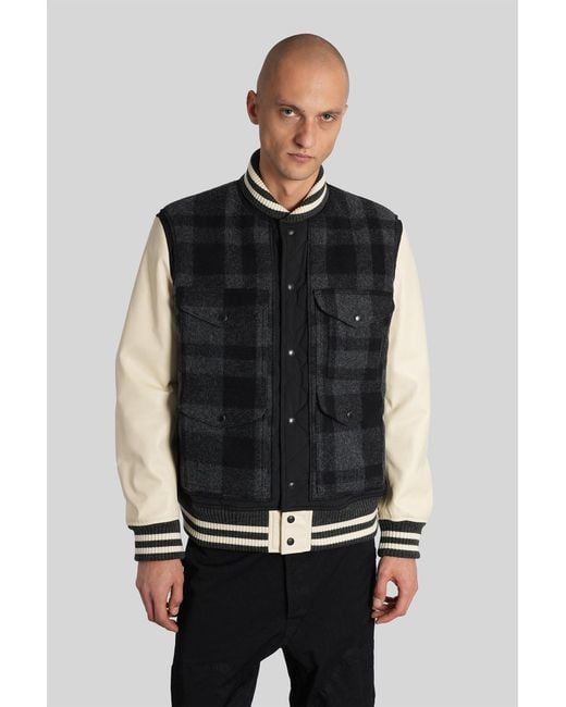 Junya Watanabe Black Bomber Jacket for men