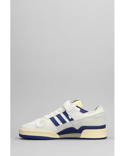 Adidas Forum 84 Low Sneakers In White Leather for men