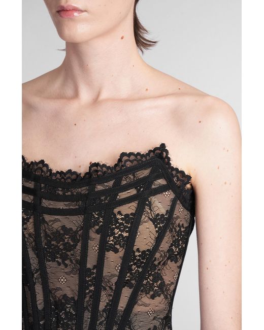 Topwear in Poliammide Nera di GIUSEPPE DI MORABITO in Black
