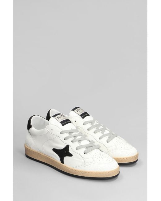 AMA BRAND Sneakers In White Leather for men