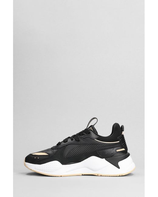 PUMA Rs-x Sneakers In Black Leather in Gray | Lyst