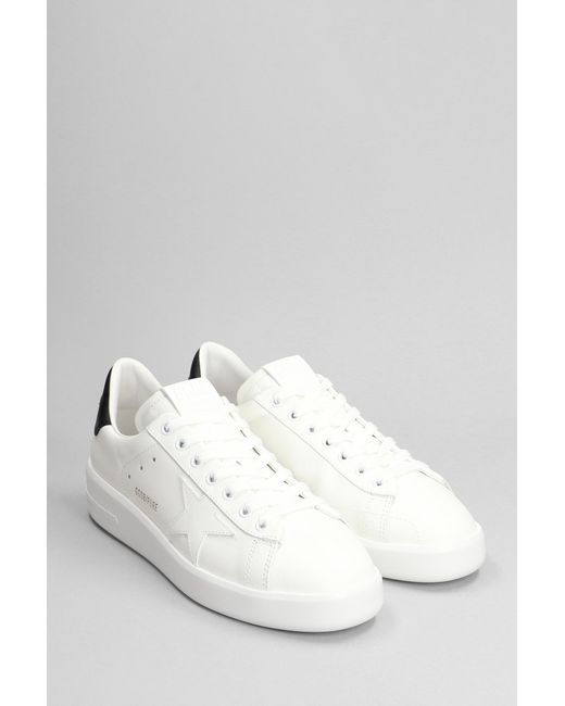 Golden Goose Deluxe Brand Pure Star Sneakers In White Leather for men