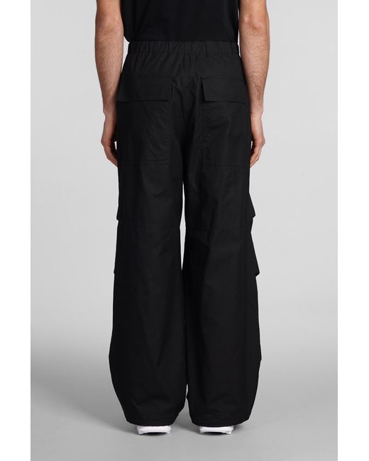 Jil Sander Pants In Black Cotton for men