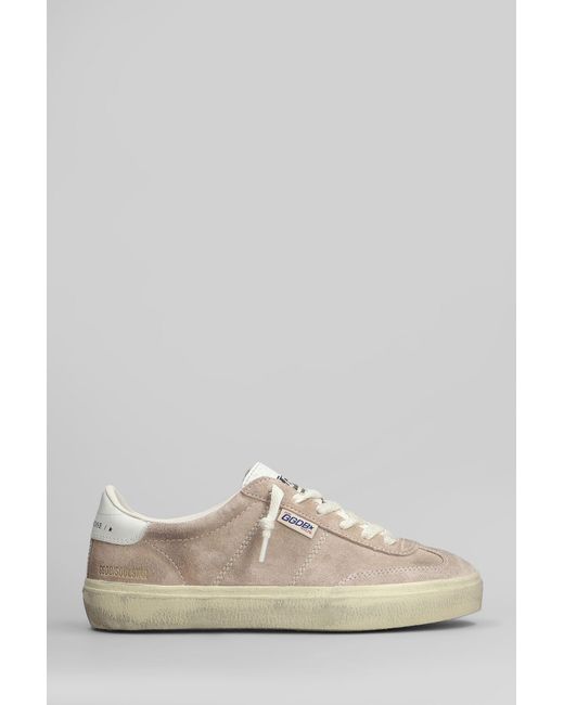 Sneakers Soul Star in Camoscio Rosa di Golden Goose Deluxe Brand in Pink