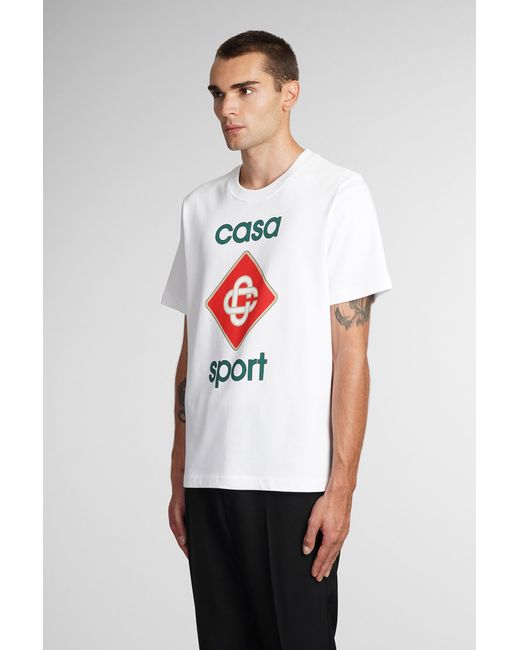 T-shirt di Casablancabrand in White da Uomo
