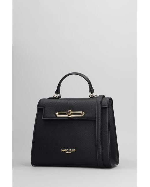 Marc Ellis Iris L Shoulder Bag In Black Faux Leather