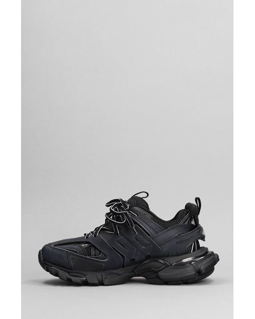 Sneakers Track in Poliuretano Nero di Balenciaga in Black