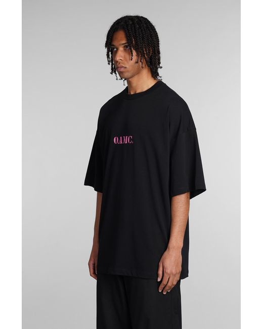 T-Shirt in Cotone Nero di OAMC in Black da Uomo