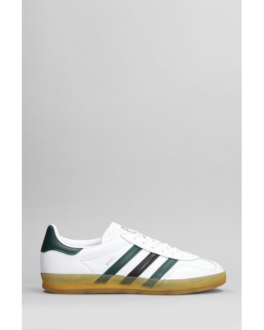 Adidas Multicolor Gazelle Indor W Sneakers In White Leather for men