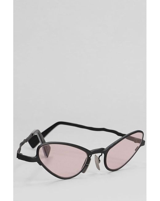 Occhiali Z22 in acetato Nero di Kuboraum in Black