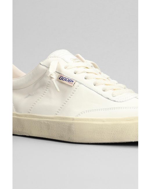 Sneakers Soul-Star in Pelle Bianca di Golden Goose Deluxe Brand in White da Uomo