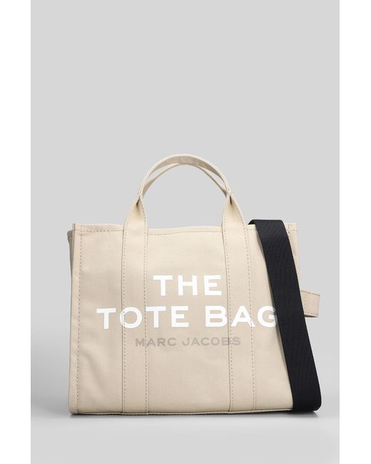 Marc Jacobs Natural The Medium Tote Tote In Beige Cotton