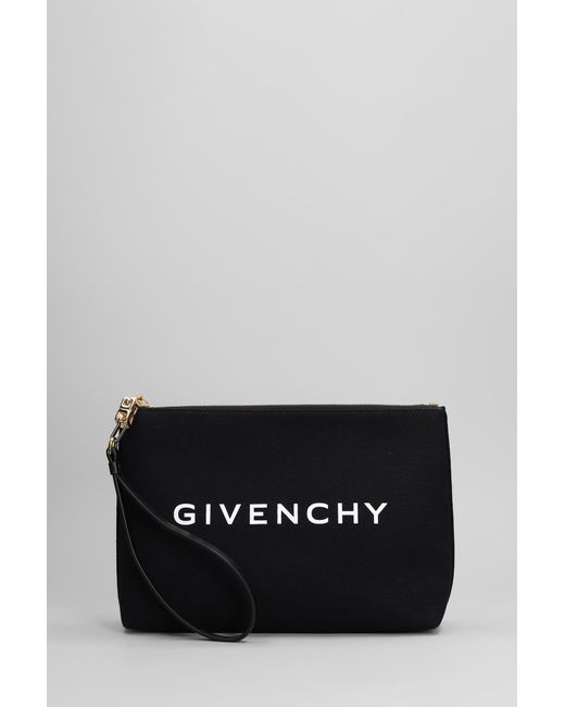 Pochette Travel pouch in Cotone Nero di Givenchy in Black