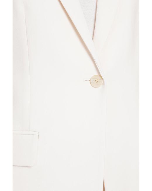 Theory White Blazer In Beige Triacetate