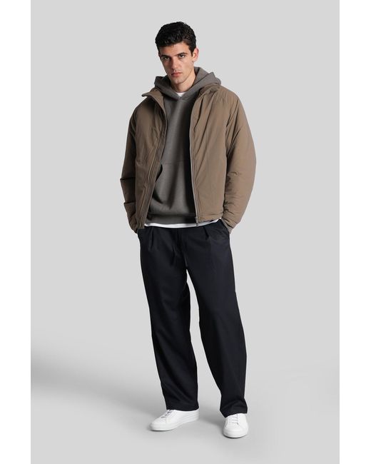 Attachment Brown Puffer In Camel Nylon for men