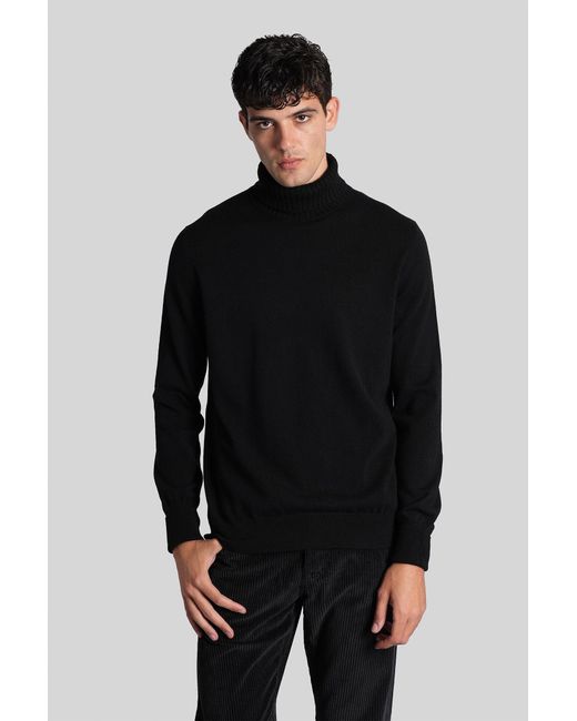 Ballantyne Knitwear In Black Wool for men