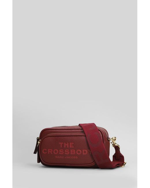 Marc Jacobs Red The Crossbody Shoulder Bag In Bordeaux Leather
