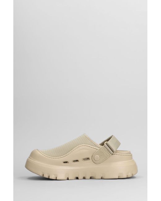 Slipper-Mule Peakmod in Gomma Beige di Ugg in Natural da Uomo