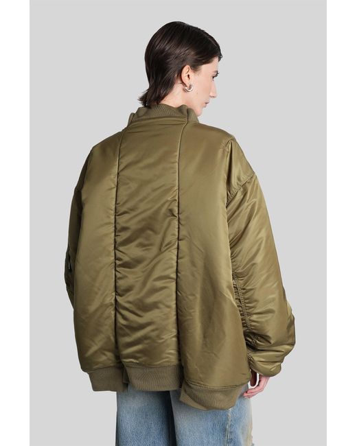 Vetements Green Bomber Jacket