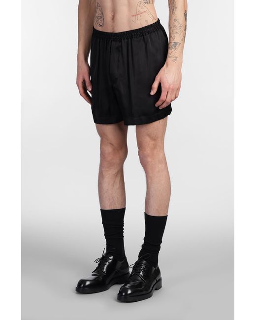 SAPIO N 42 Shorts In Black Triacetate for men
