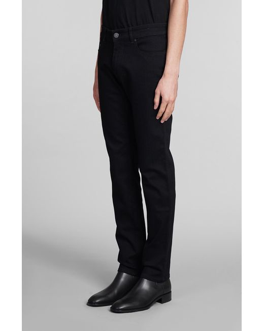 Jeans in Cotone Nero di PT Torino in Black da Uomo