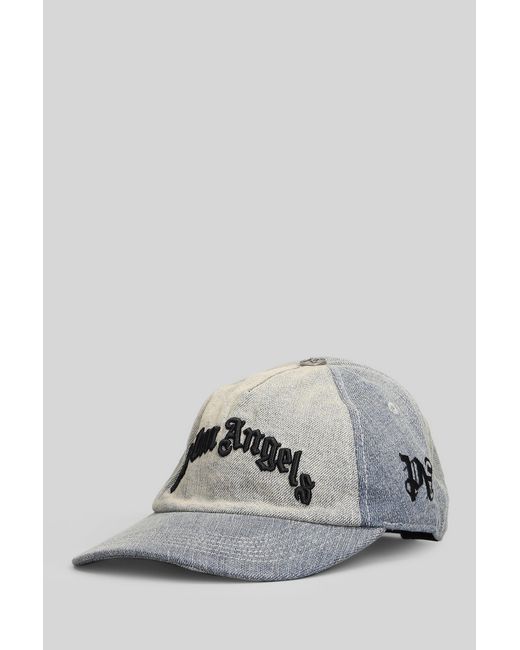 Palm Angels Gray Hats for men