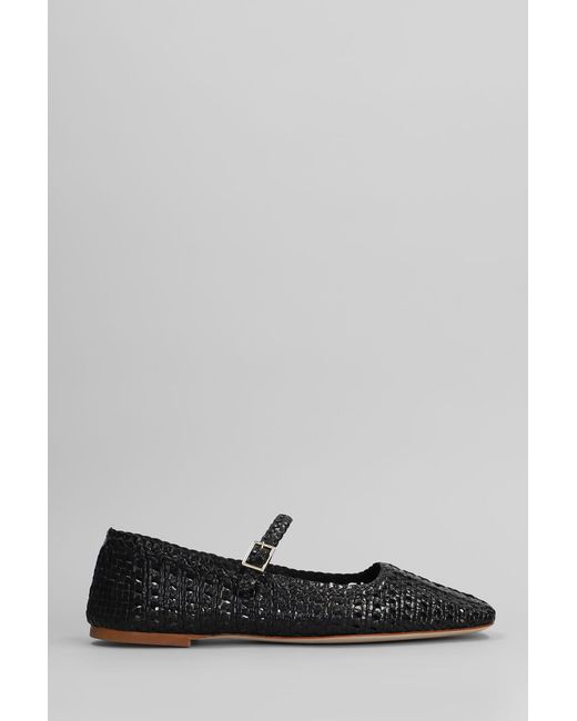 Ballerine in Pelle Nera di Fabio Rusconi in Gray