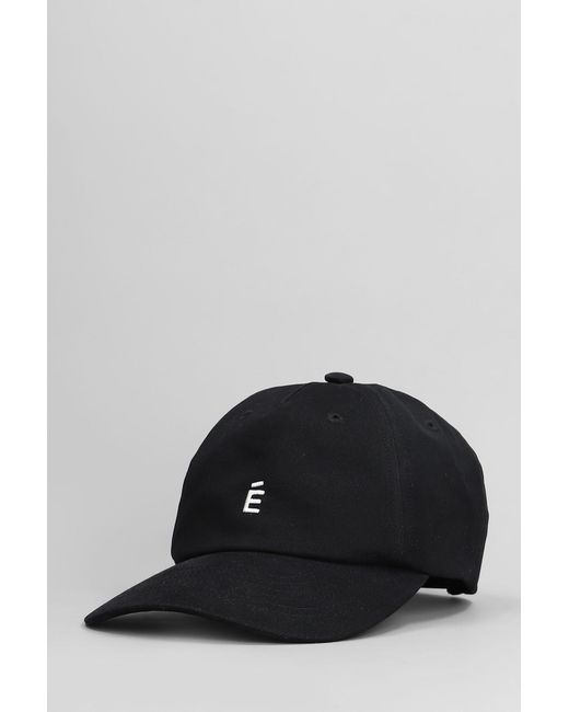 Cappello in Cotone Nero di Etudes Studio in Black da Uomo