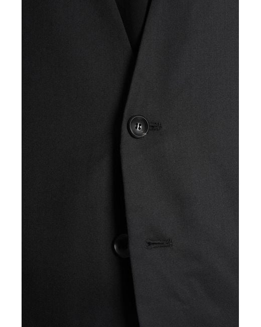 Attachment Gray Blazer In Black Polyester for men